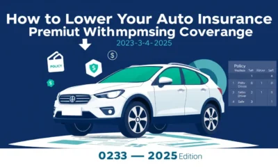 How to Lower Your Auto Insurance Premium Without Compromising Coverage (2023–2025 Edition)