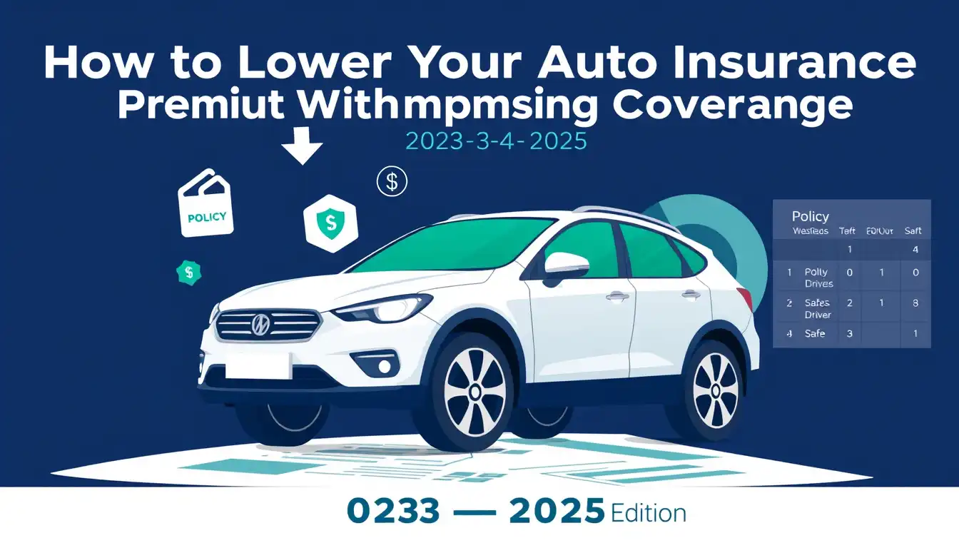 How to Lower Your Auto Insurance Premium Without Compromising Coverage (2023–2025 Edition)