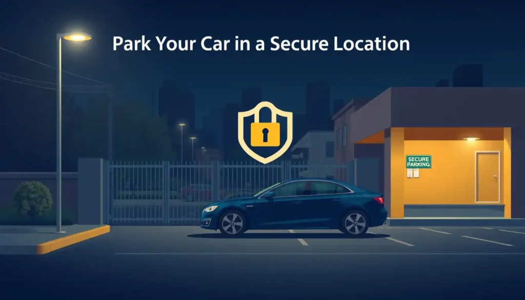 Park Your  Car  in  a Secure  Location