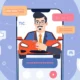 AI chatbot helping customer buy car insurance online