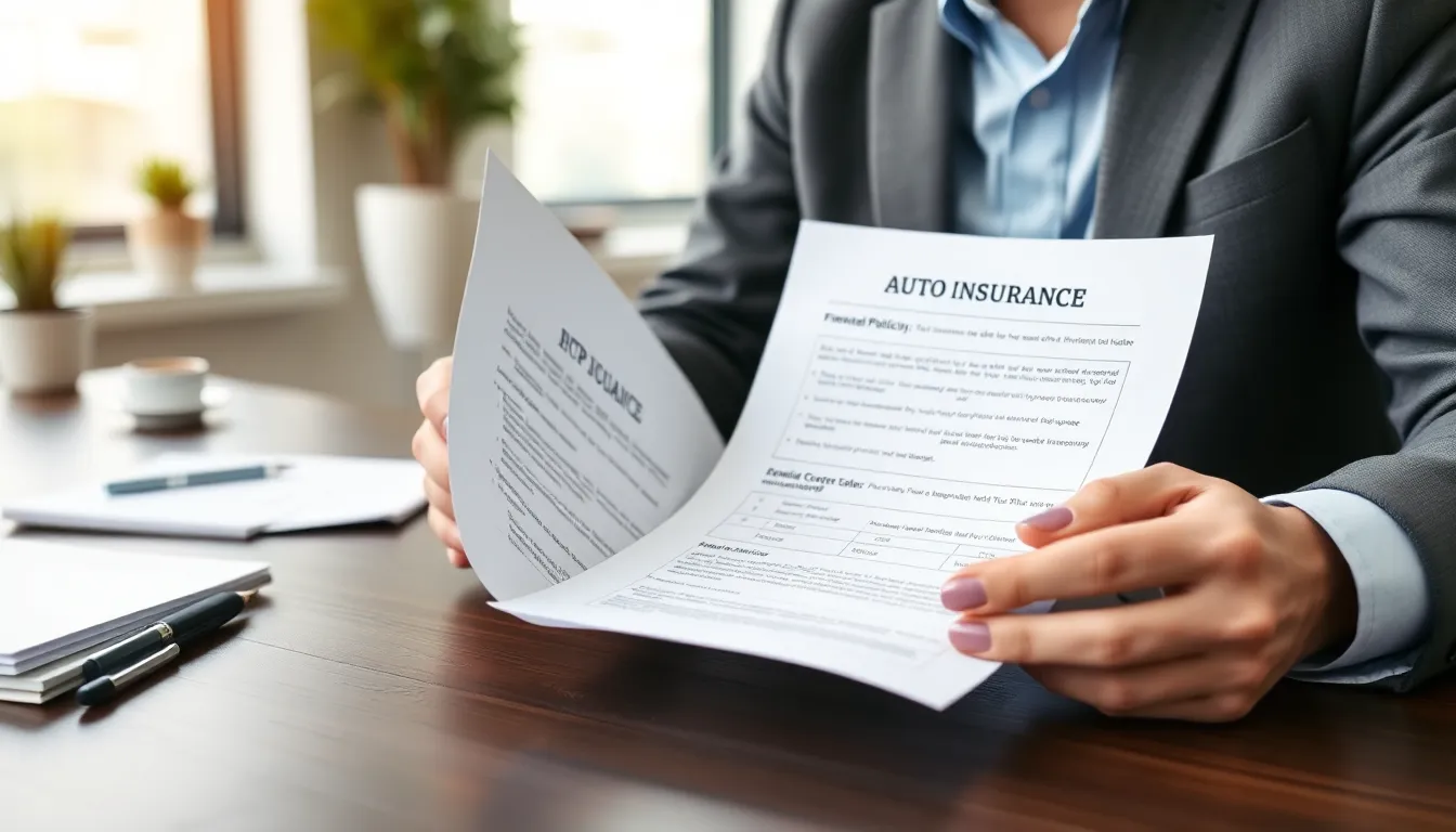 Banner image showing deductible options in insurance documents.