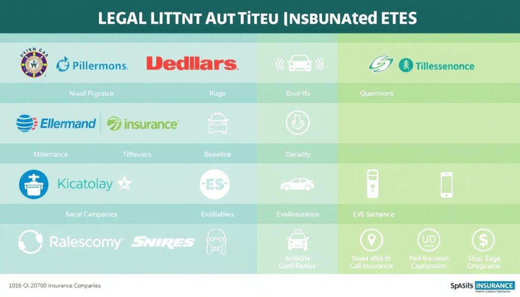 Comparison of top auto insurance companies for EVs in the USA.