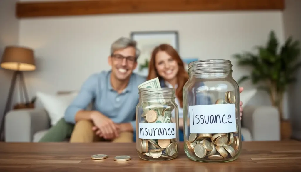 Family saving money due to reduced insurance premiums.
