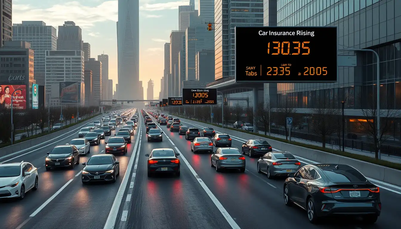 Rising car insurance rates in the USA 2025
