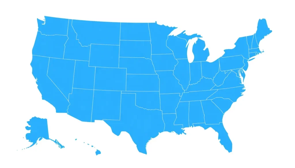 U.S. map showing variations in EV insurance costs by state.